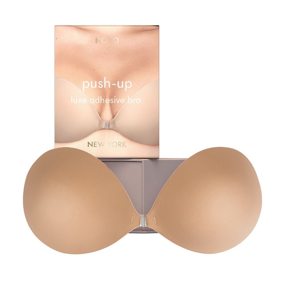 NOOD Push Up Backless Strapless Bra in No. 5 Soft Tan New in Box Size B